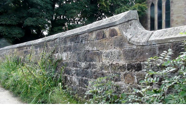 Churchyard Wall east of St Davids Church